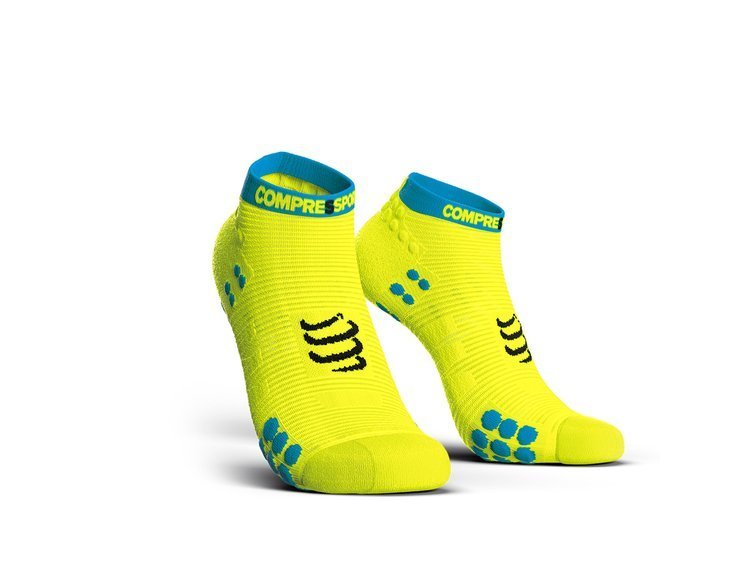 11300P22.COMPRESSPORT Proracing Socks V3.0 Run High U Žluté (RSHV3-FL1100)