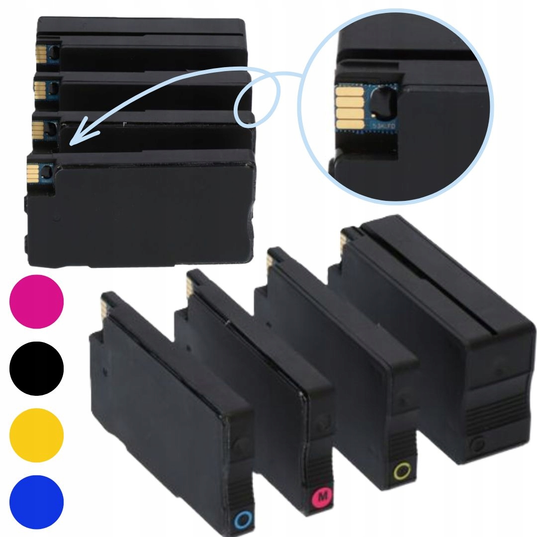 4x Tusz zamiennik do Hp 953XL zestaw 8720 8730 8210 7720 8710 7730 7740