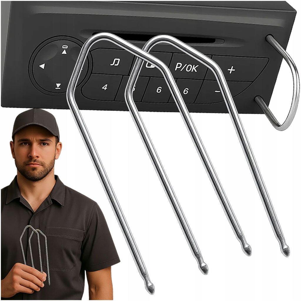 Klucze Druty Wyjmaki Do Wyciągania Radia Samochodowego Nawigacji Samochodu