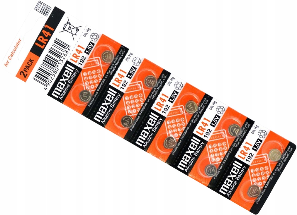 

10X Bateria Maxell LR41 G3 AG3 392 L736 192 Sr 41