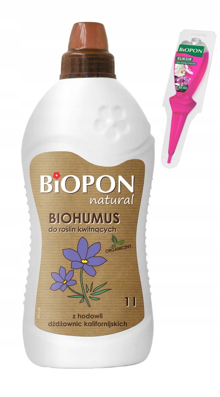 

Biopon Biohumus nawóz w płynie rośliny kwitnące 1l