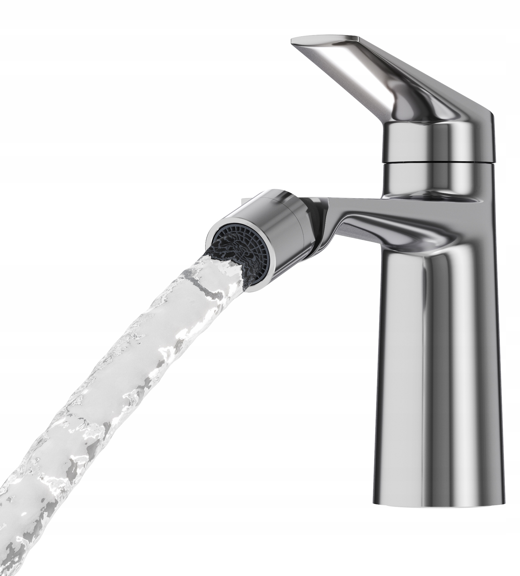 Bidetová Batéria Nave Do Kúpeľne Mosadzná Stojaca Chrómová, Strieborný Kohútik