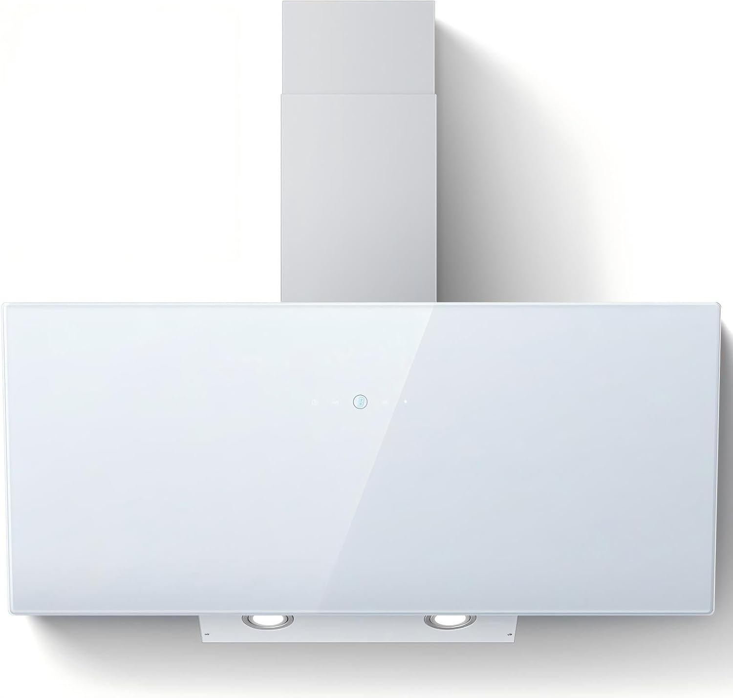 Okap Kuchenny Sndoas 90 cm Przyścienny 700 m³/h Led Cichy Biały