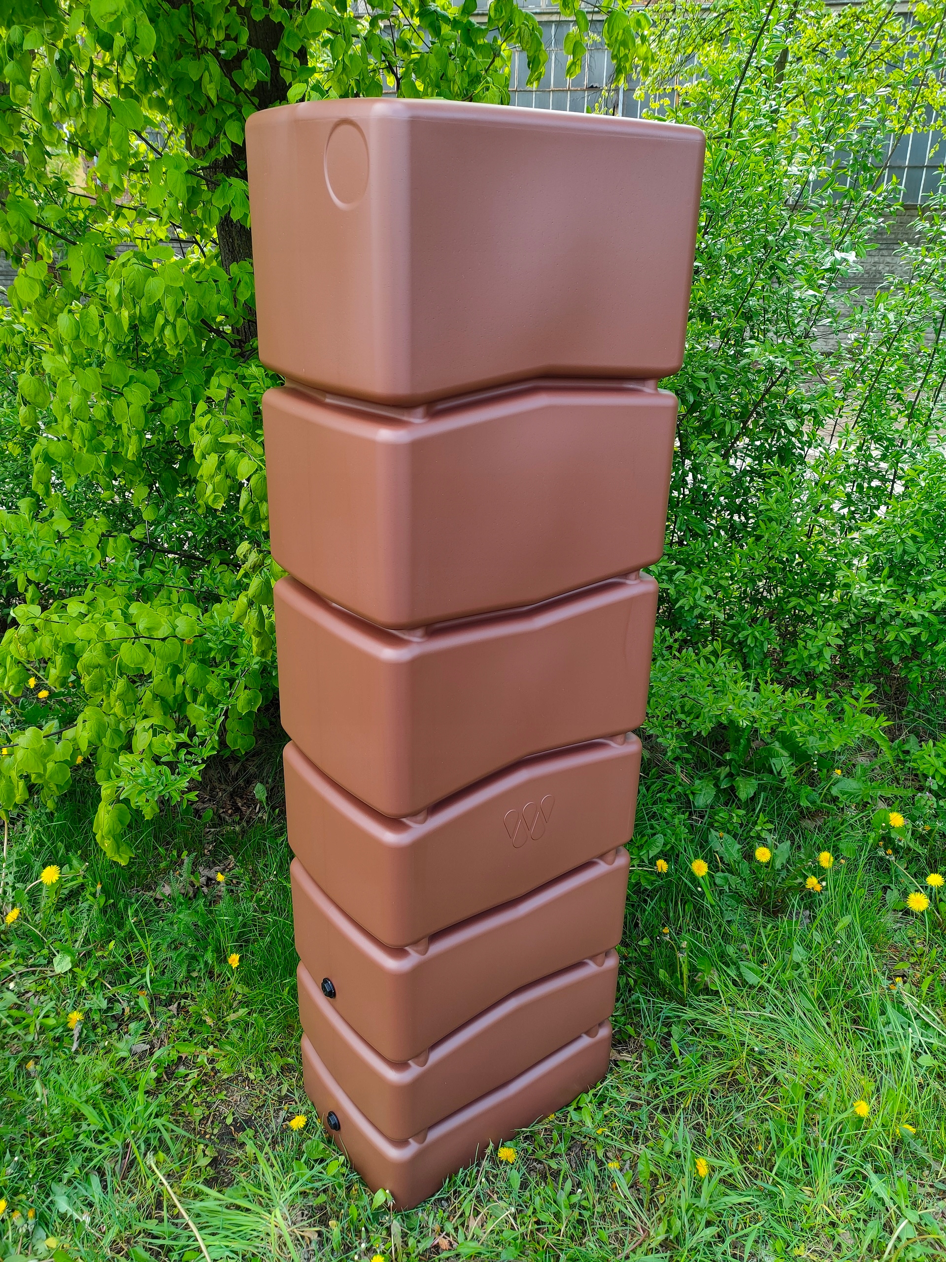 Zbiornik na deszczówkę TOWER BRICK IDTB350 | Rustykalna cegła — 9