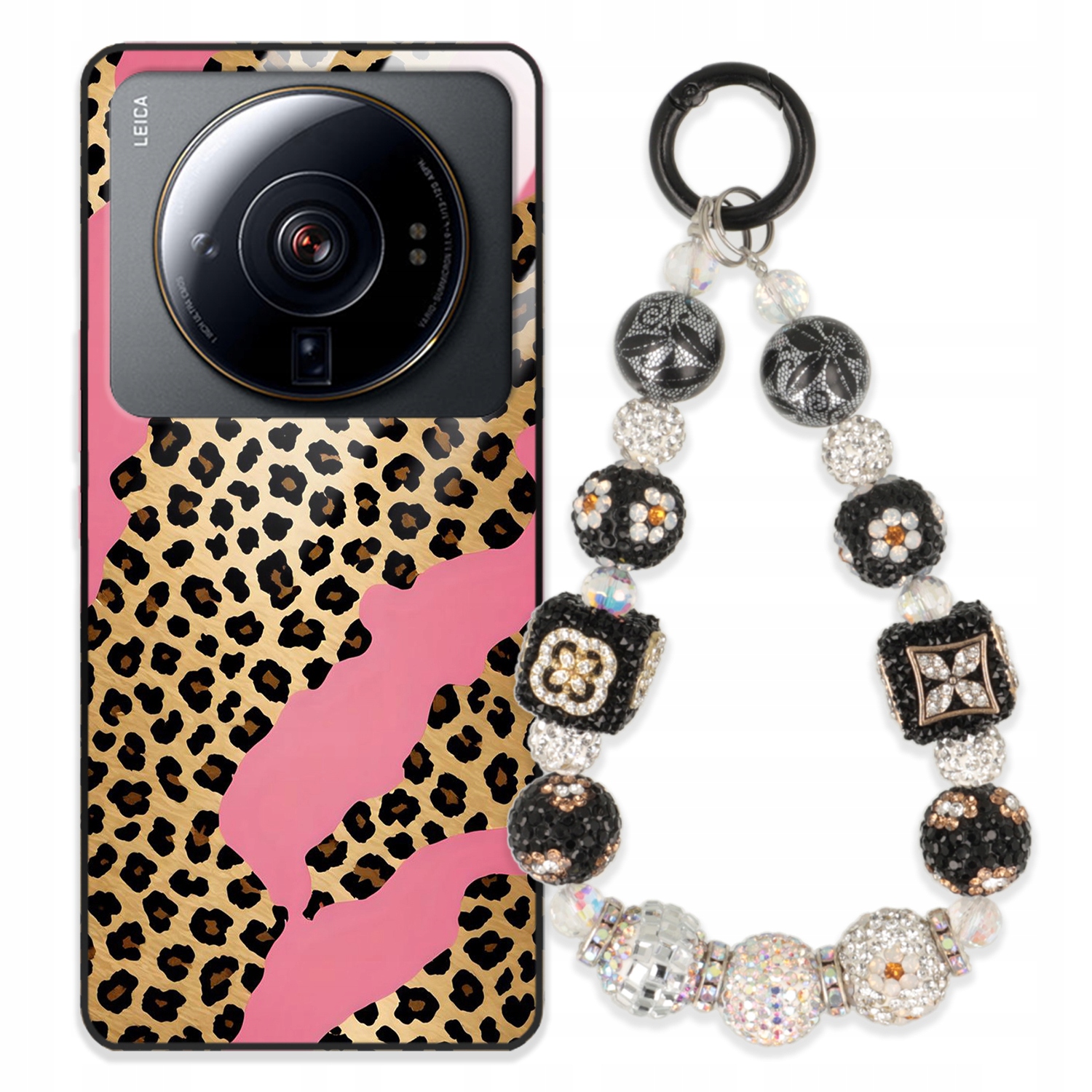 Puzdro Pre Xiaomi Mi 12s Ultra Glass Kľúčenka Elegantné Premium Puzdro Wz