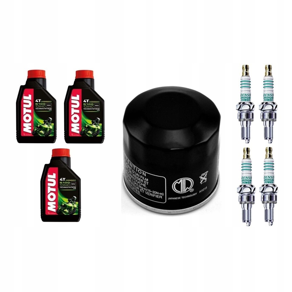 HONDA CBR 600 RR (PC37) 03-04 olej filtr świece