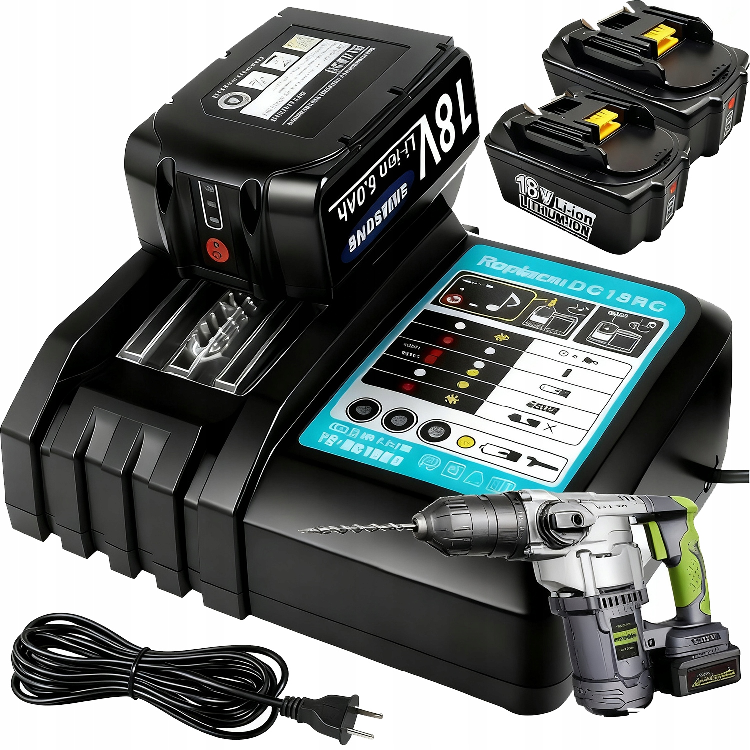 Nabíječka Li-ion 14.4V/18V 3A S Ochranou Pro Akumulátory Mk