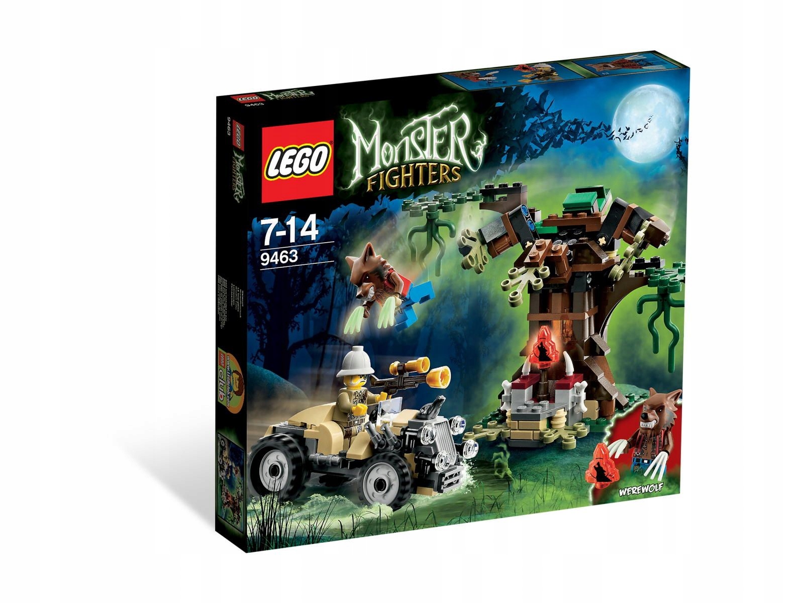 LEGO Monster Fighters - 9463 Wilkołak - Nowe