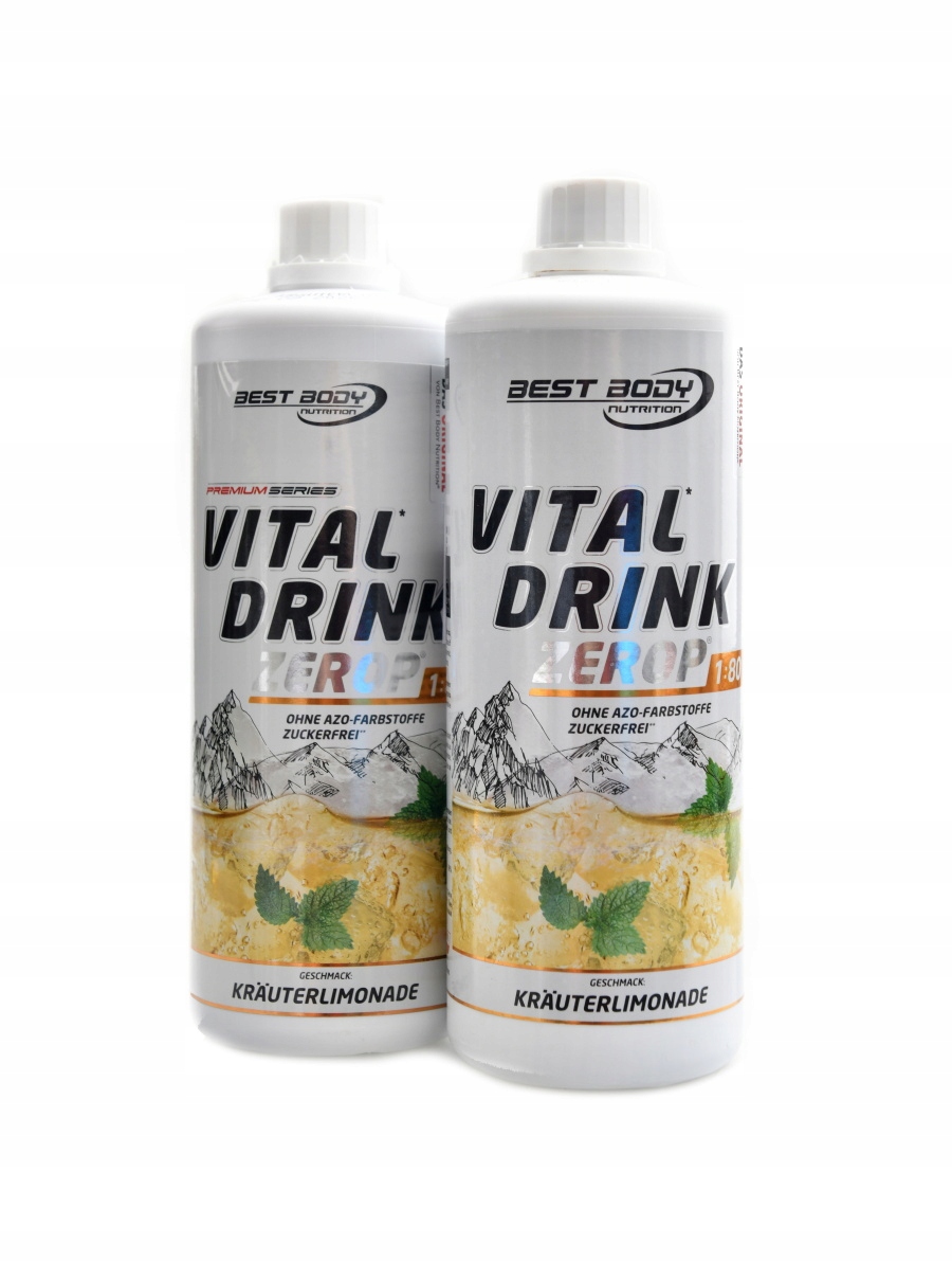 Vital drink Zerop 2 x 1000 ml bylinková limonáda Duopack