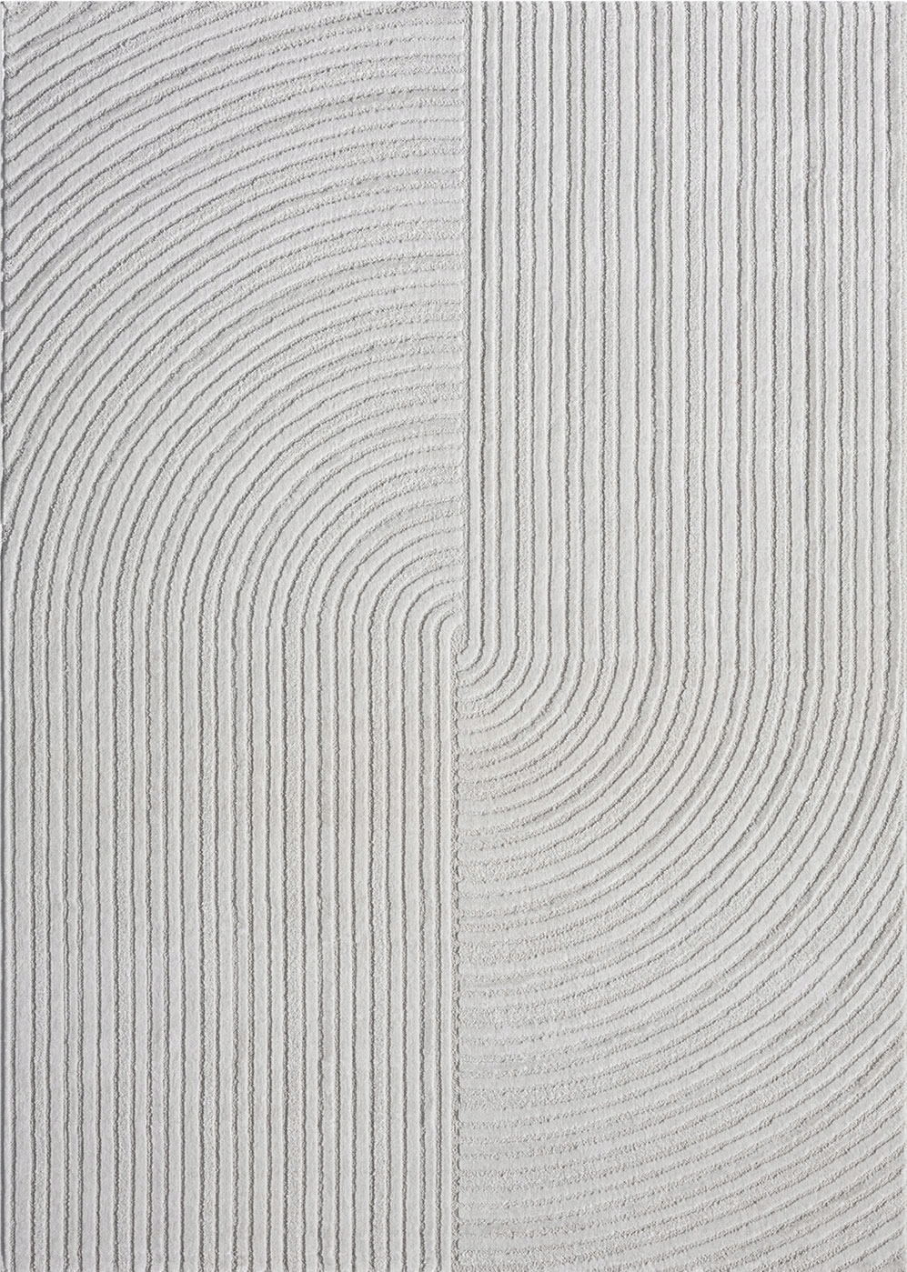 Moderní Měkký Koberec 80x150 Světle Šedý