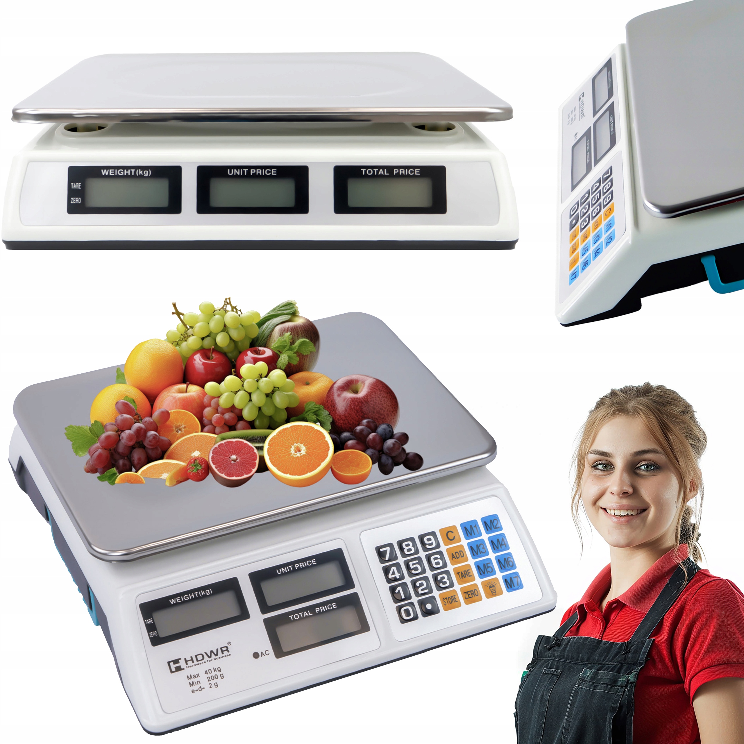 Elektronická Váha Do Obchodu Do 40 Kg Bezdrátová Přesnost 2 g