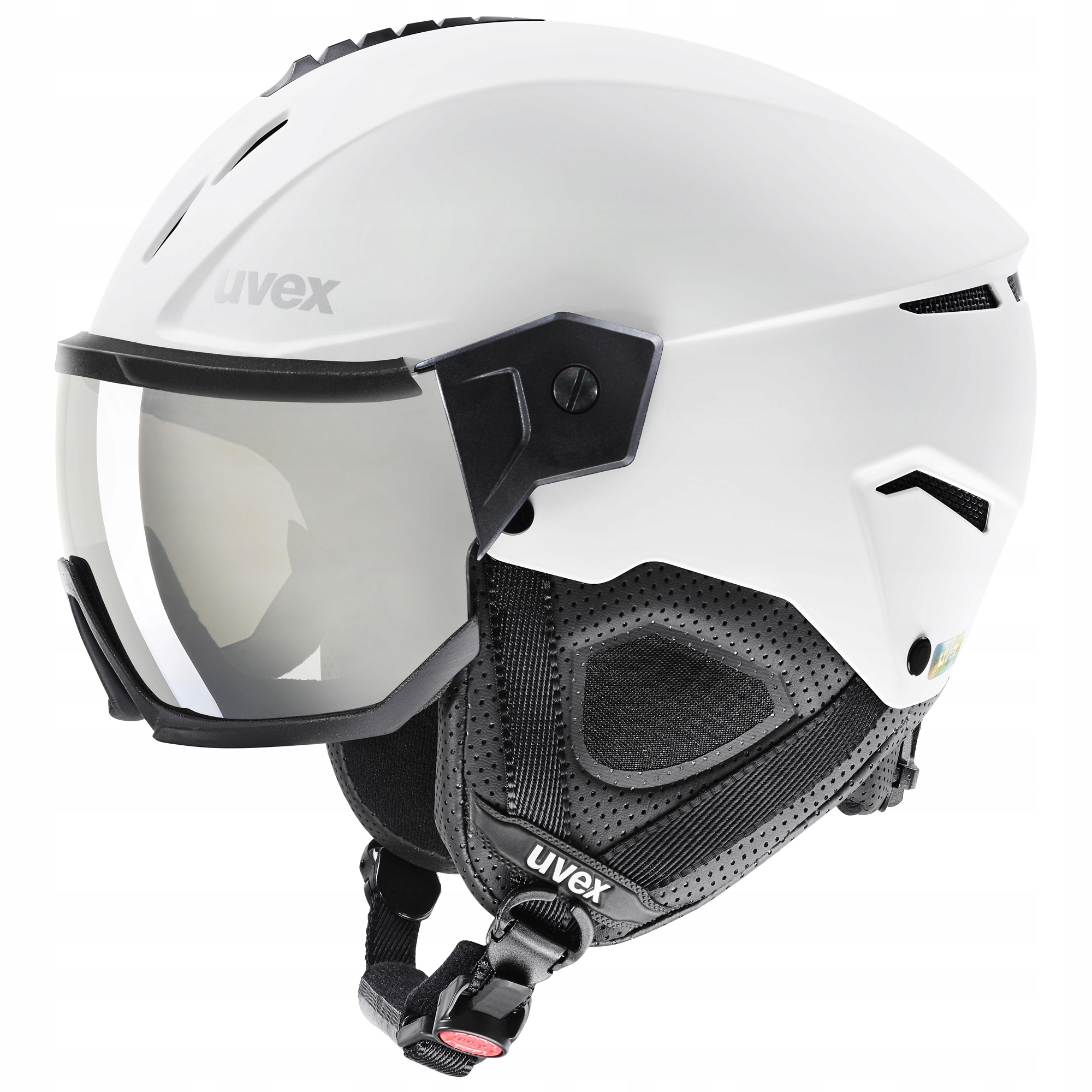 Kask narciarski z wizjerem Uvex instinct visor biały r. 53-55