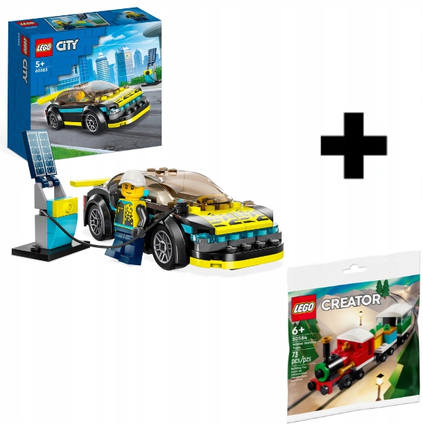 Lego Elektrický Sportovní Automobil 60383 Lego 30584 Vánoční Sada