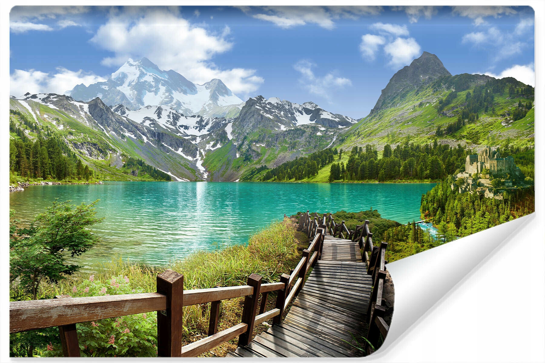 

Fototapeta Góry Jezioro Las Krajobraz 3D 315x210