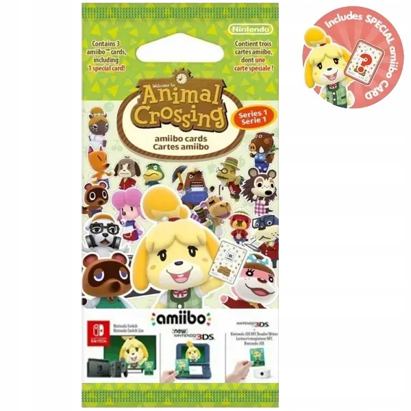 ANIMAL CROSSING KARTY AMIIBO SERIA 1