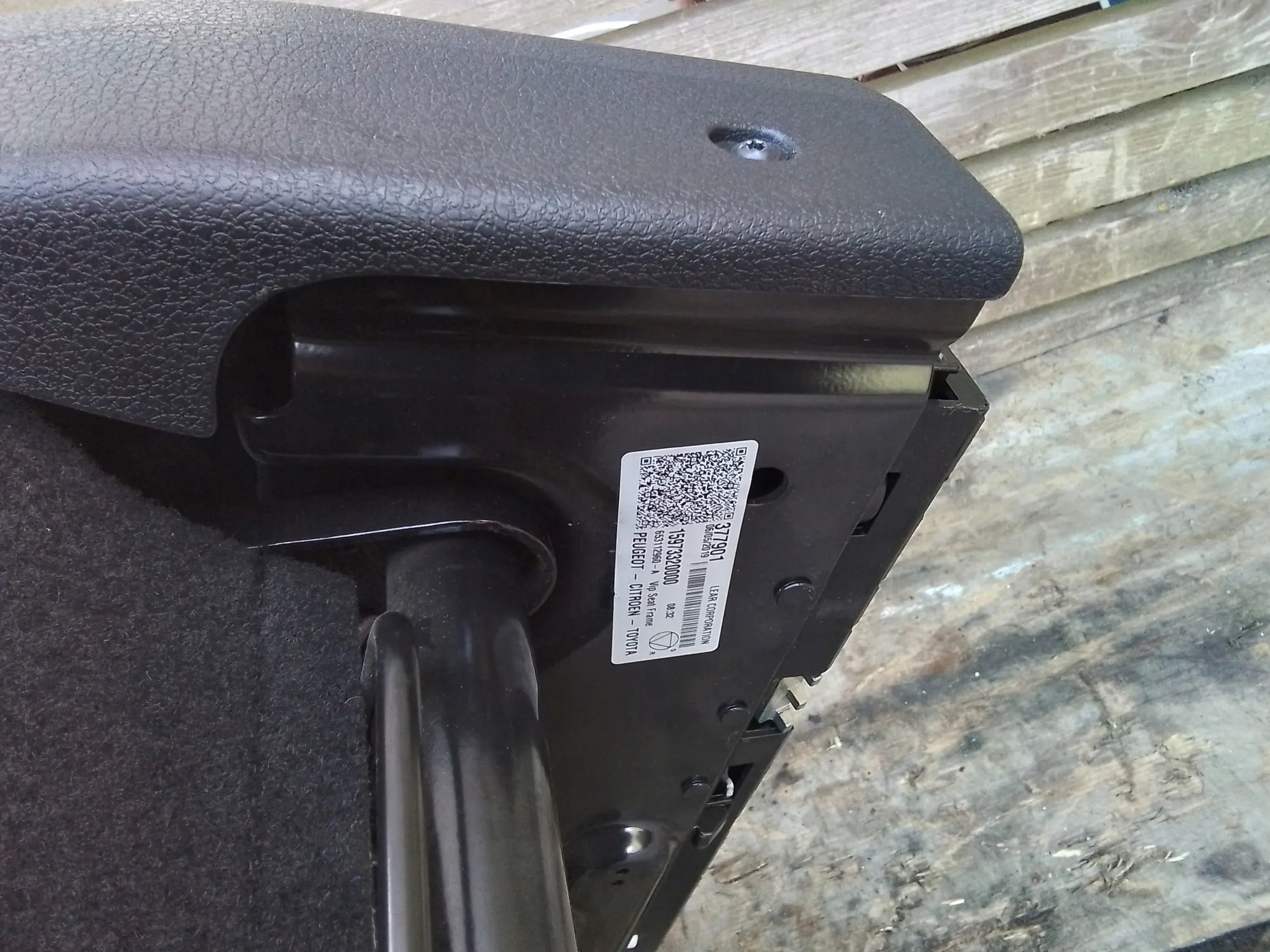 диффузор кресло peugeot TRAVELLER oe 653112960