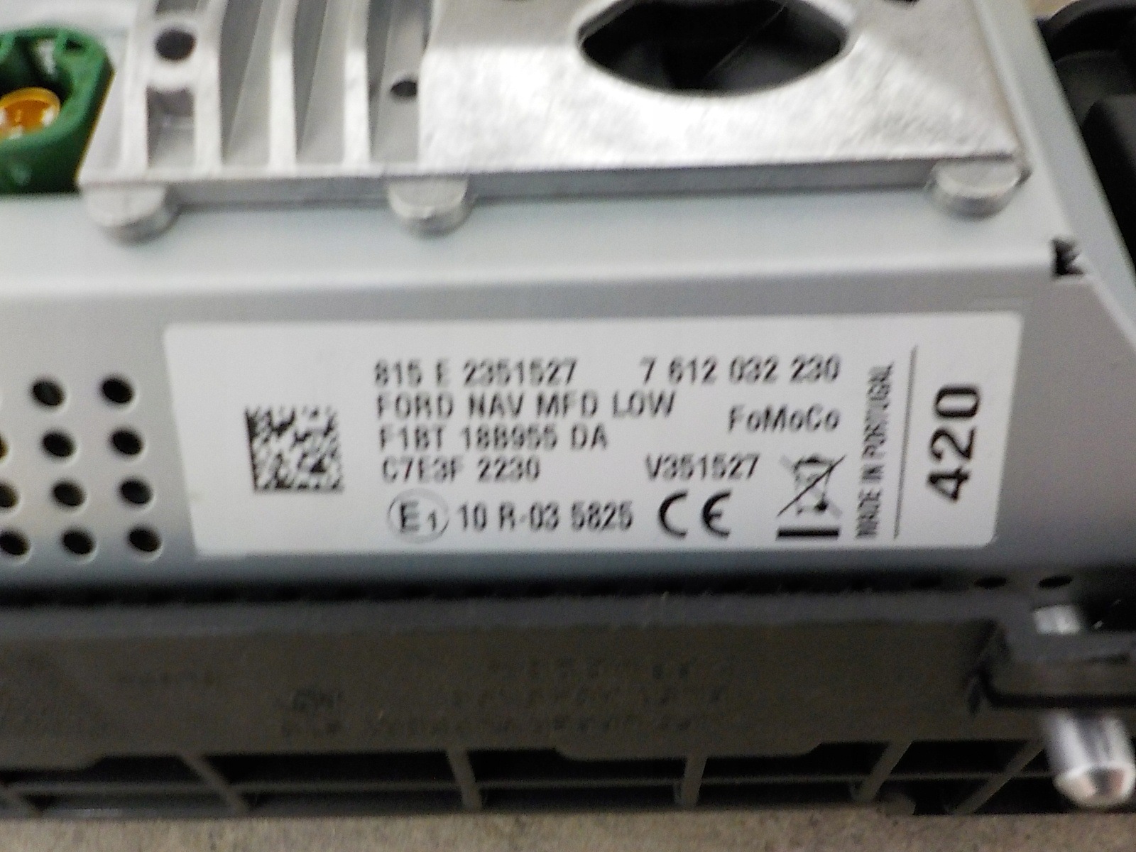 FORD FOCUS MK3 écran radio navigation F1BT18B955DA