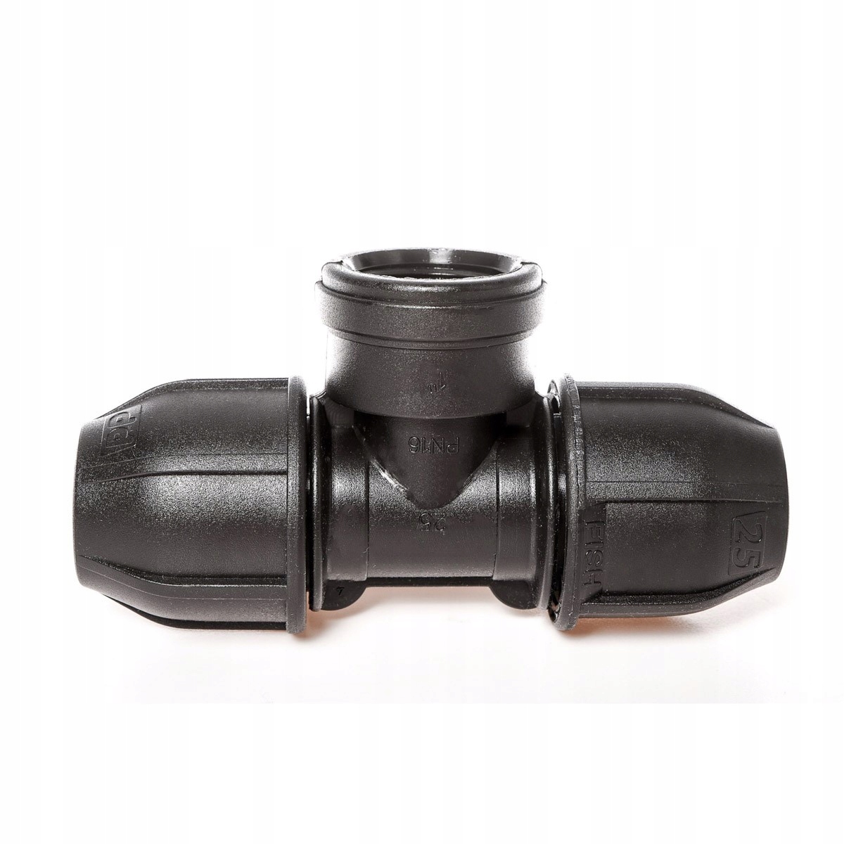 16-1/2"-16 Trójnik PE F (GW) PN10 Fish Rodzaj trójnik