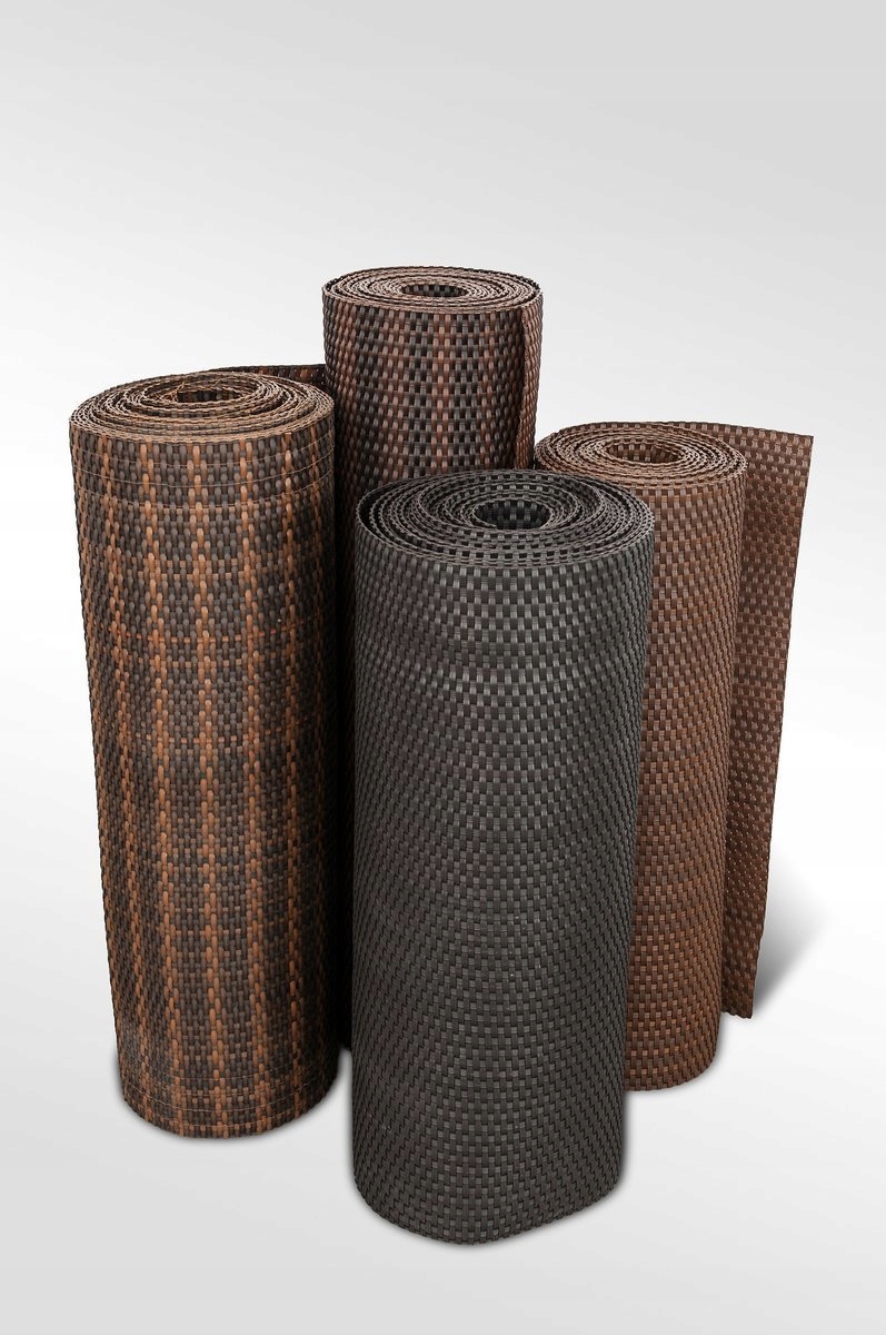 Mata osłona na balkon OCZKOWANA NA WYMIAR KREMOWY Szerokość 0.1 m