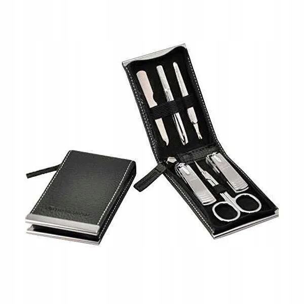 Three Seven Manikúrní Sada Černá 6 Nástrojů