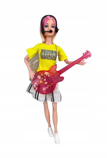 Lalka z gitarą i słuchawkami Efekty brak