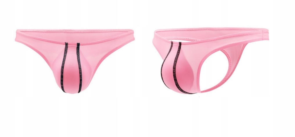 

Sexy Różowe Delikatne Stringi Soft L