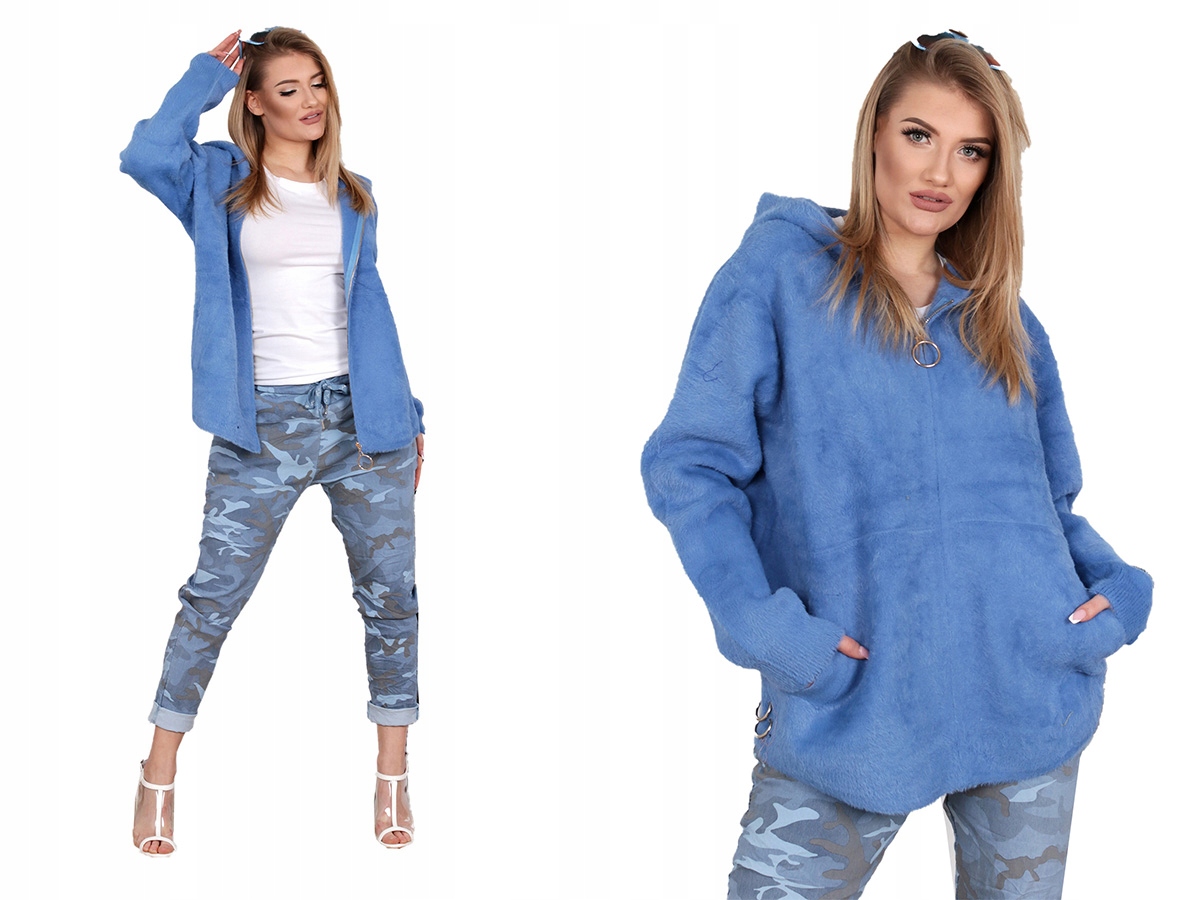 

Kurtka Bluza Sweter Alpaka Plus Size Jeansowy 2139