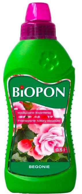 

Biopon Płynny Nawóz Odżywka Do Begonii 0,5 L
