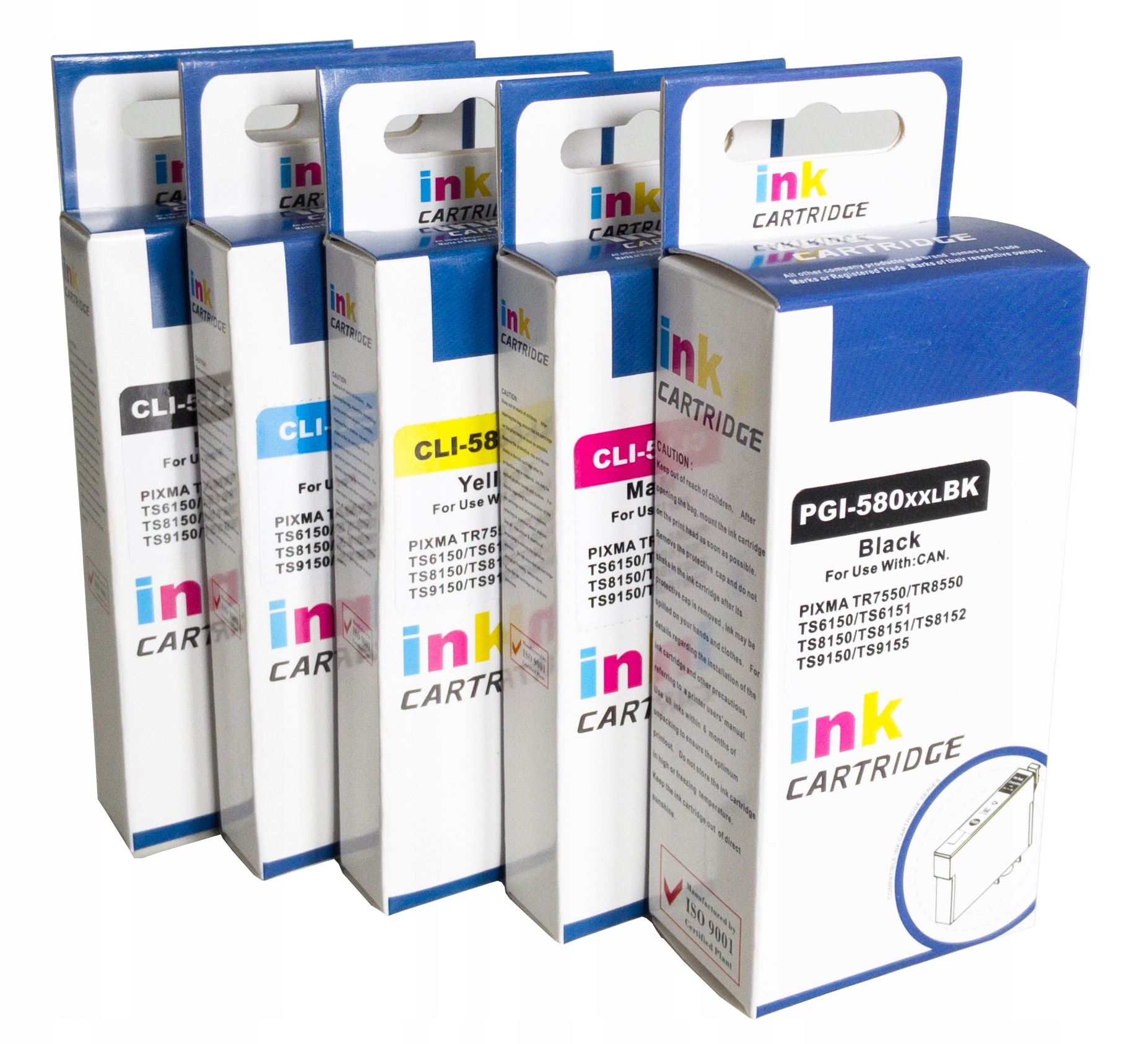 

5x Tusz do Canon PGI-580 CLI-581 TR7550 TS6150 XXL