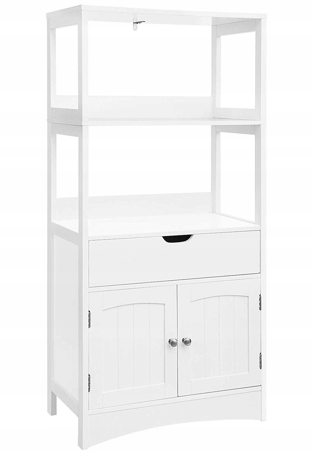 SZAFKA ŁAZIENKOWA, REGAŁ Z SZUFLADĄ 2x PÓŁKA KOMODA DO ŁAZIENKI