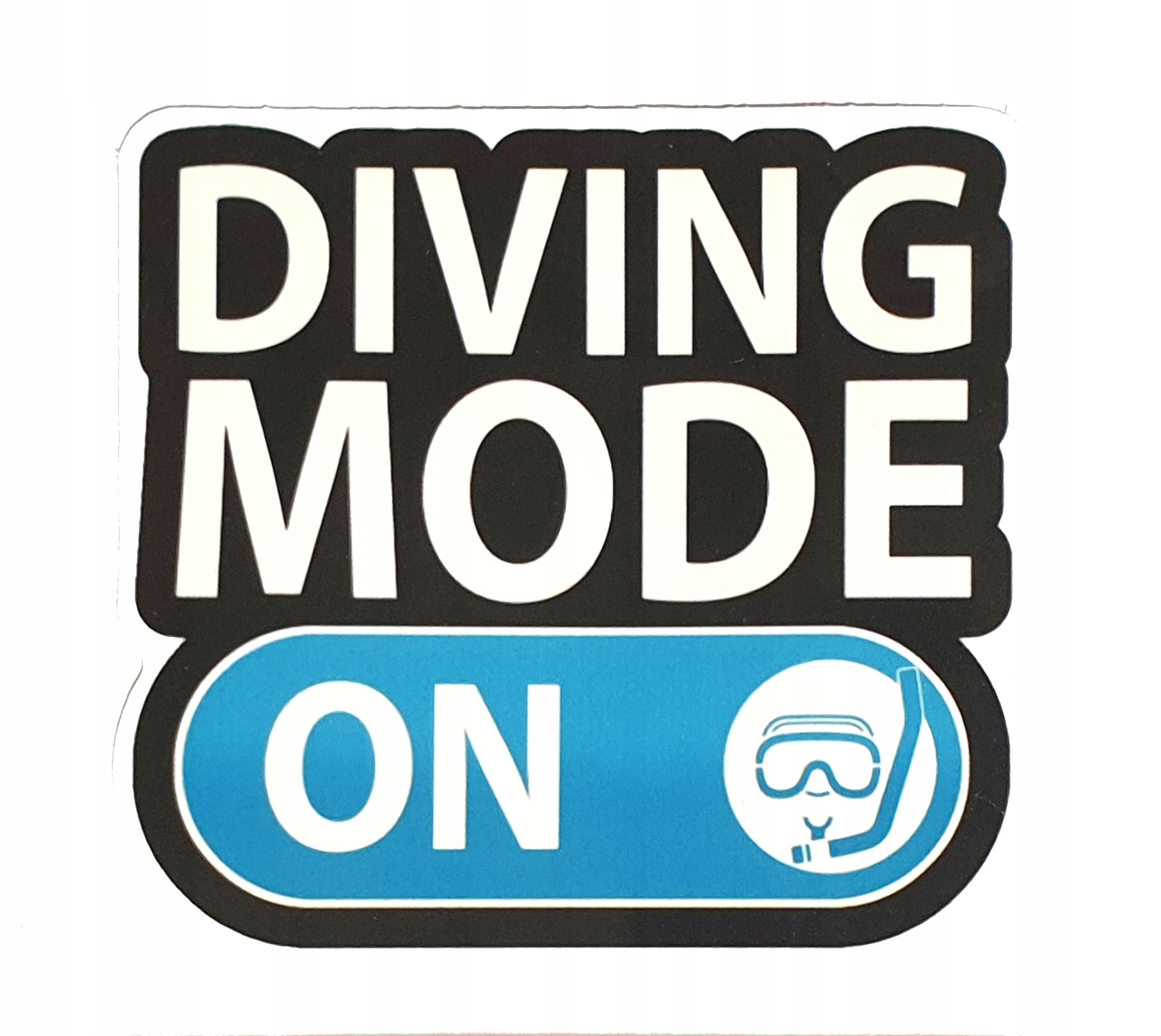 Naklejka nurkowanie napis Diving mode on