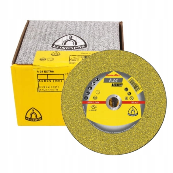 

Tarcza Do Cięcia Klingspor A24EX 230x2 25szt