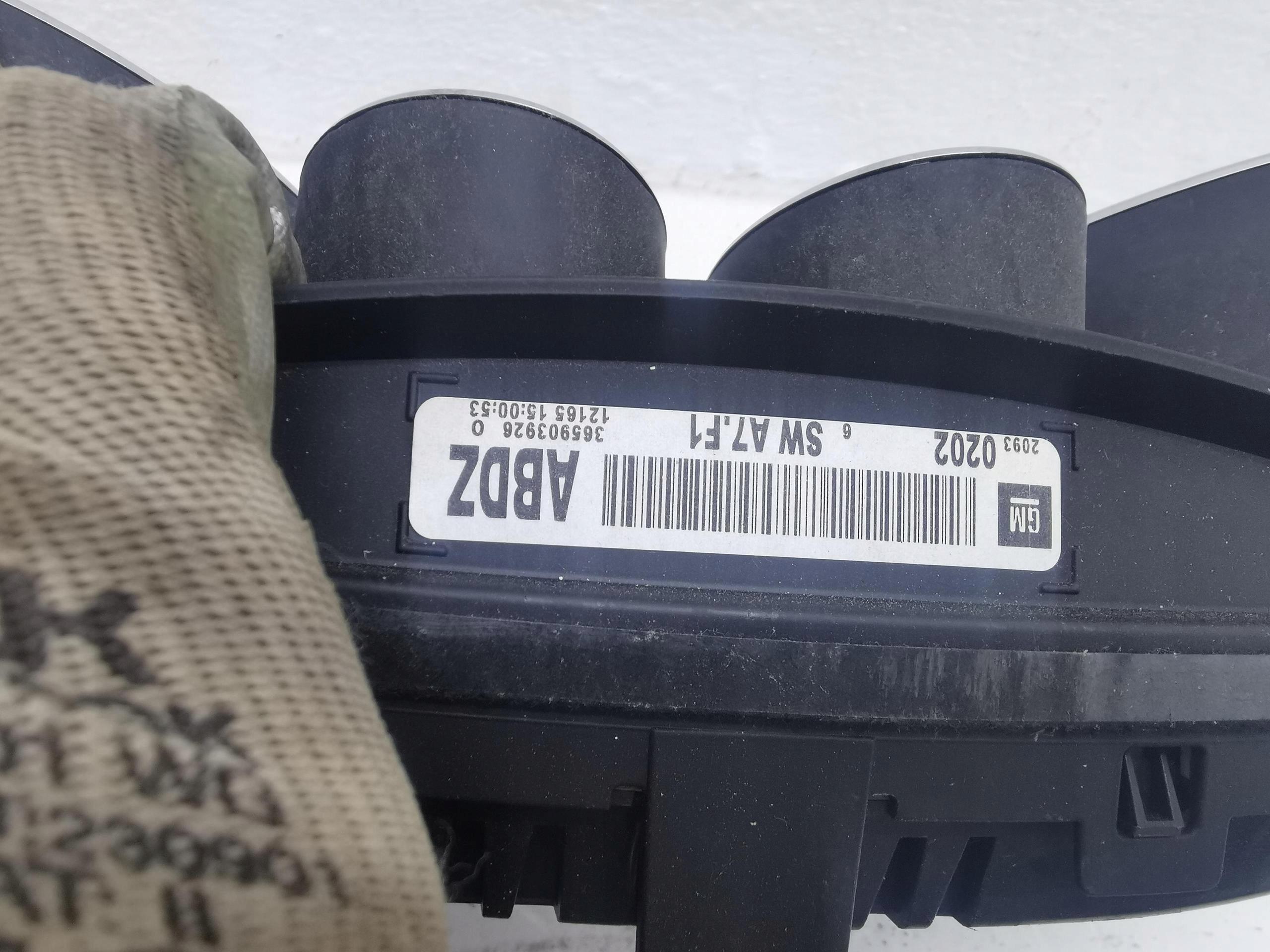 dials dials OPEL INSIGNIA A 2.0 CDTi 20930202