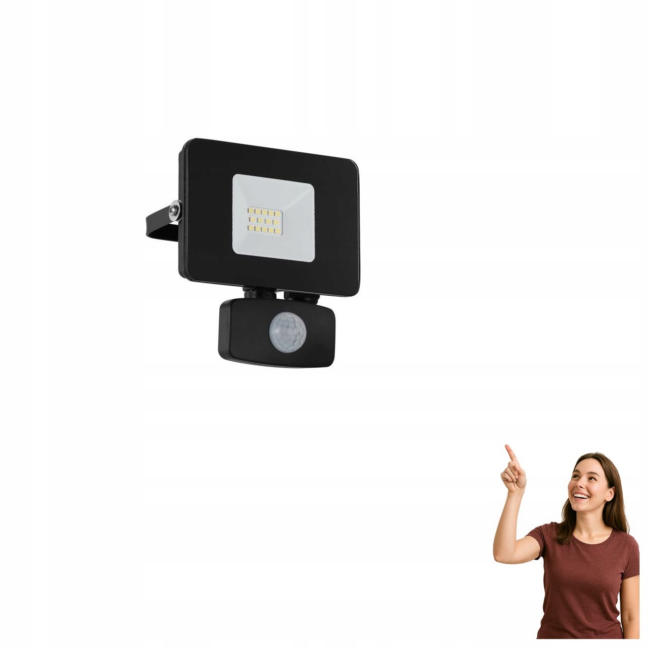 Led reflektor 10W 5000K se senzorem Fadeo 3 97459 Eglo