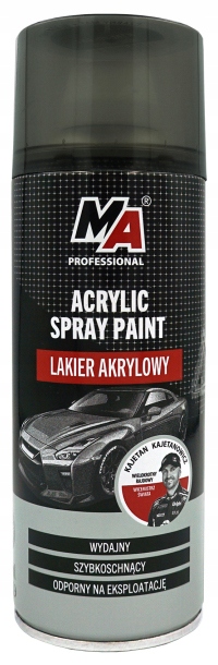 Ma Professional Lakier Akrylowy Czarny Mat 400 ML