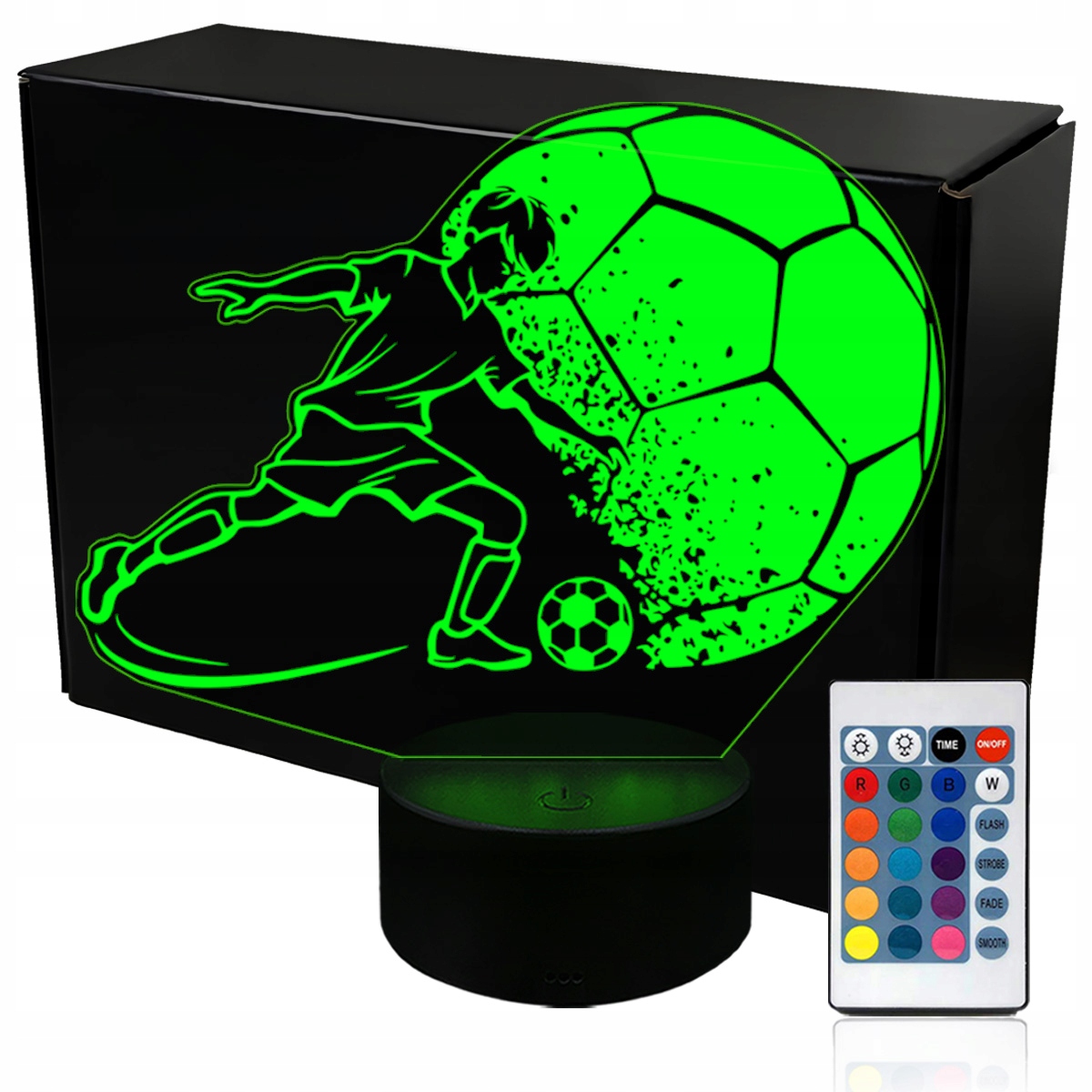 Lampka nocna Piłkarz strzał 3D LAMP LED