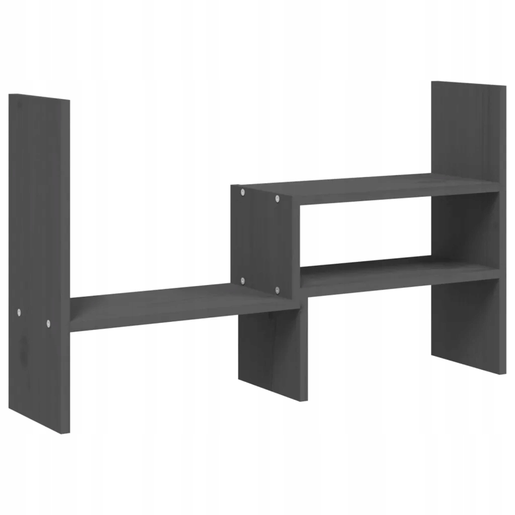 Podstawka na monitor, szara, (39-72)x17x43 cm, dre
