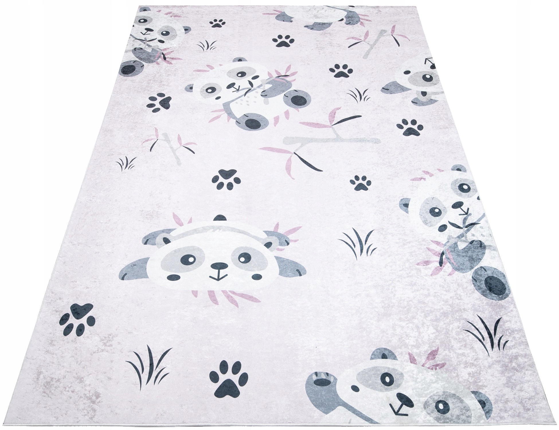 Koberec Barevný Dětský 140x200 Panda Tropy Tráva