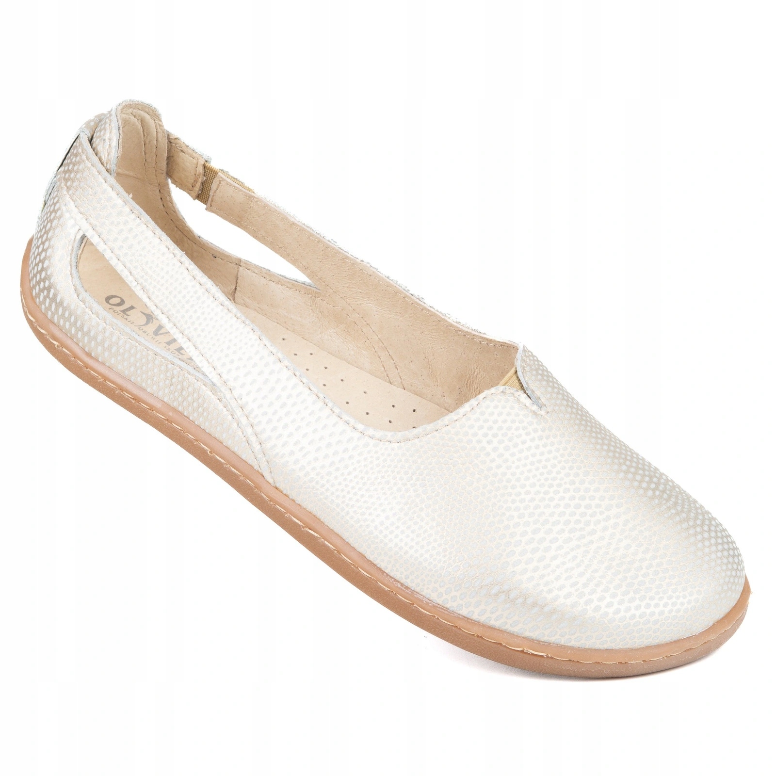 Dámské kožené barefoot baleríny Olivier Flow opal 42