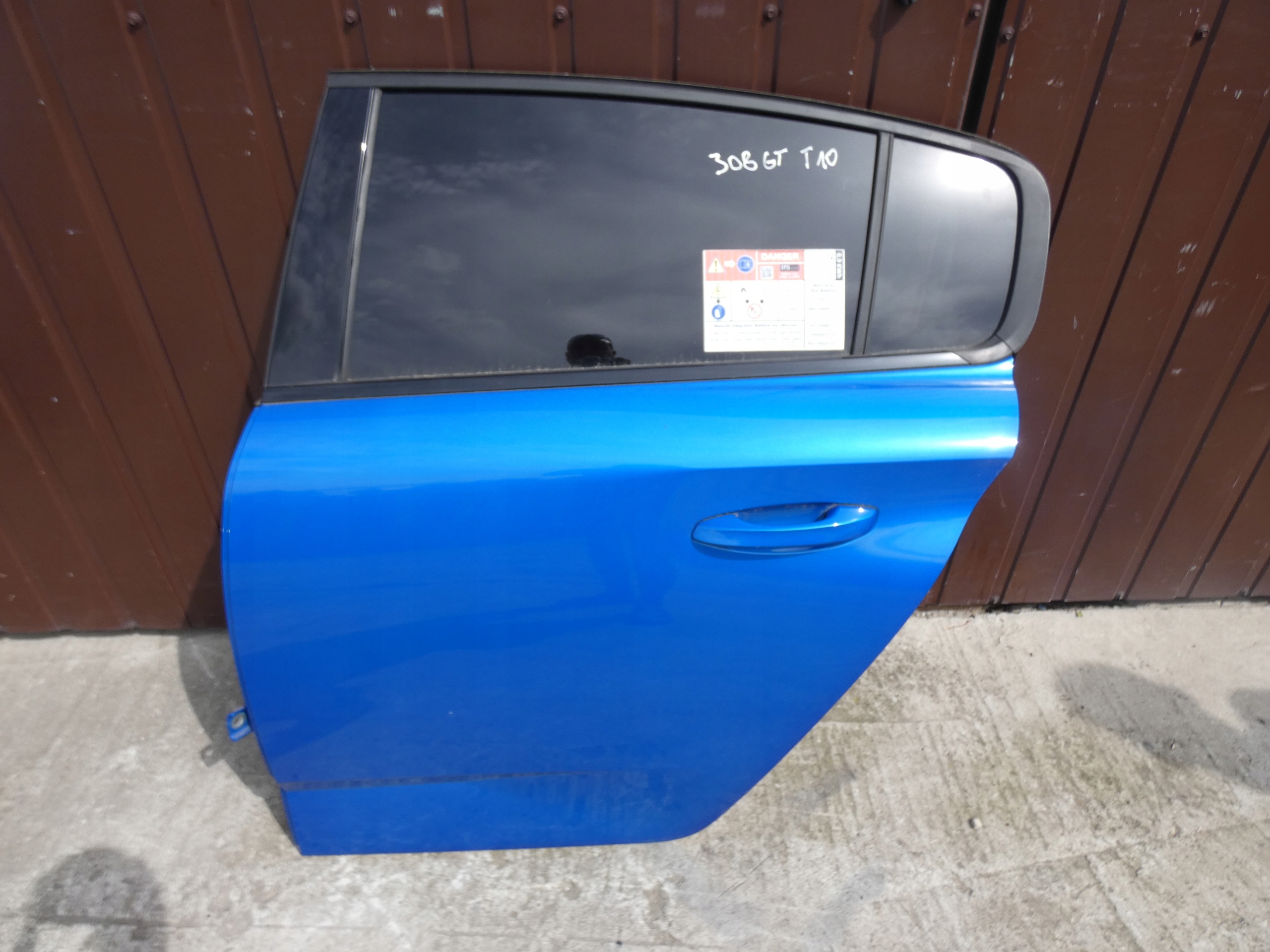 PEUGEOT 308 T10 door left left rear part rear. colour ESM complete HB