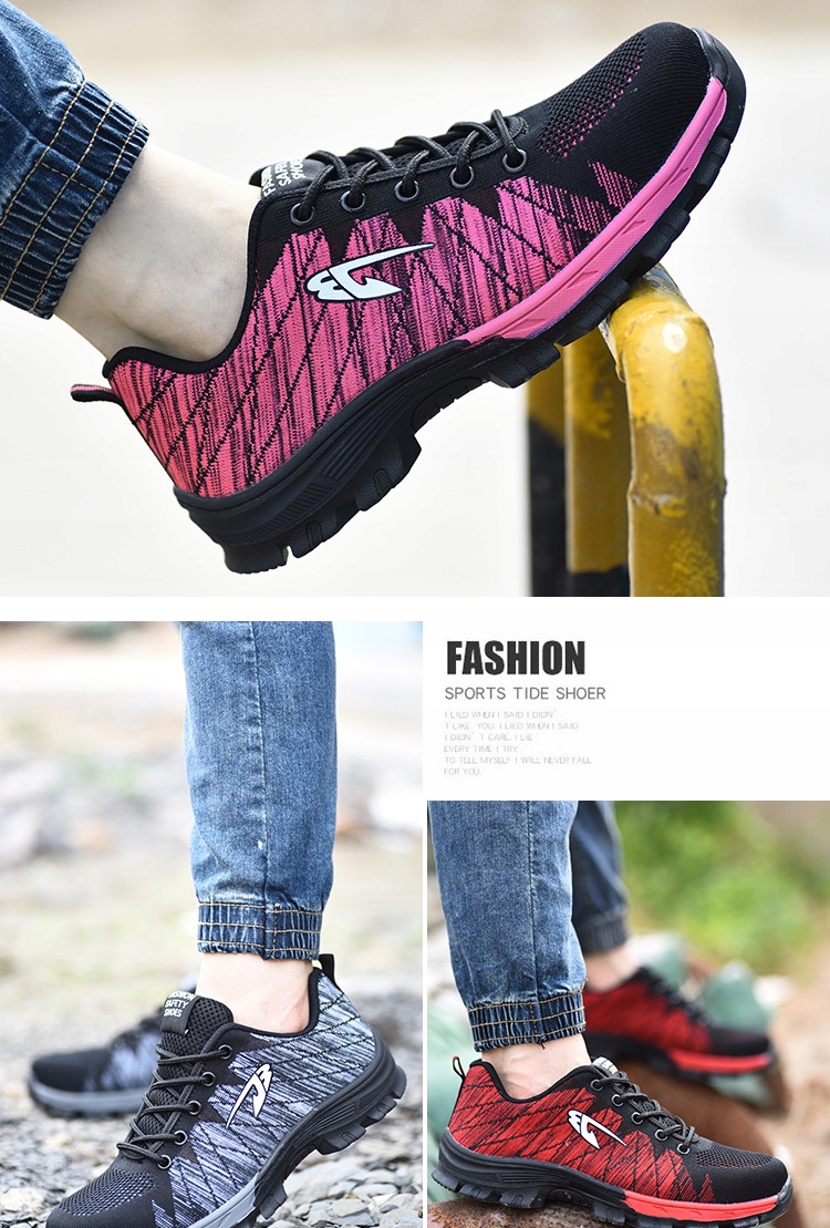 Buty robocze PÓŁBUTY BHP z noskiem SPORTOWE LEKKIE 36-42 Cechy dodatkowe oddychające