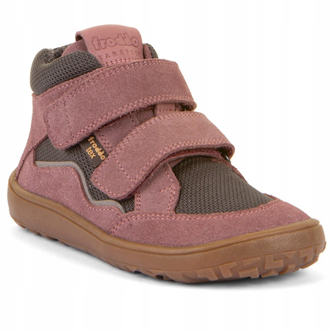 Froddo G3110266-17 Buty Barefoot Ocieplane Wodoodporne Jesień Grey Pink 26