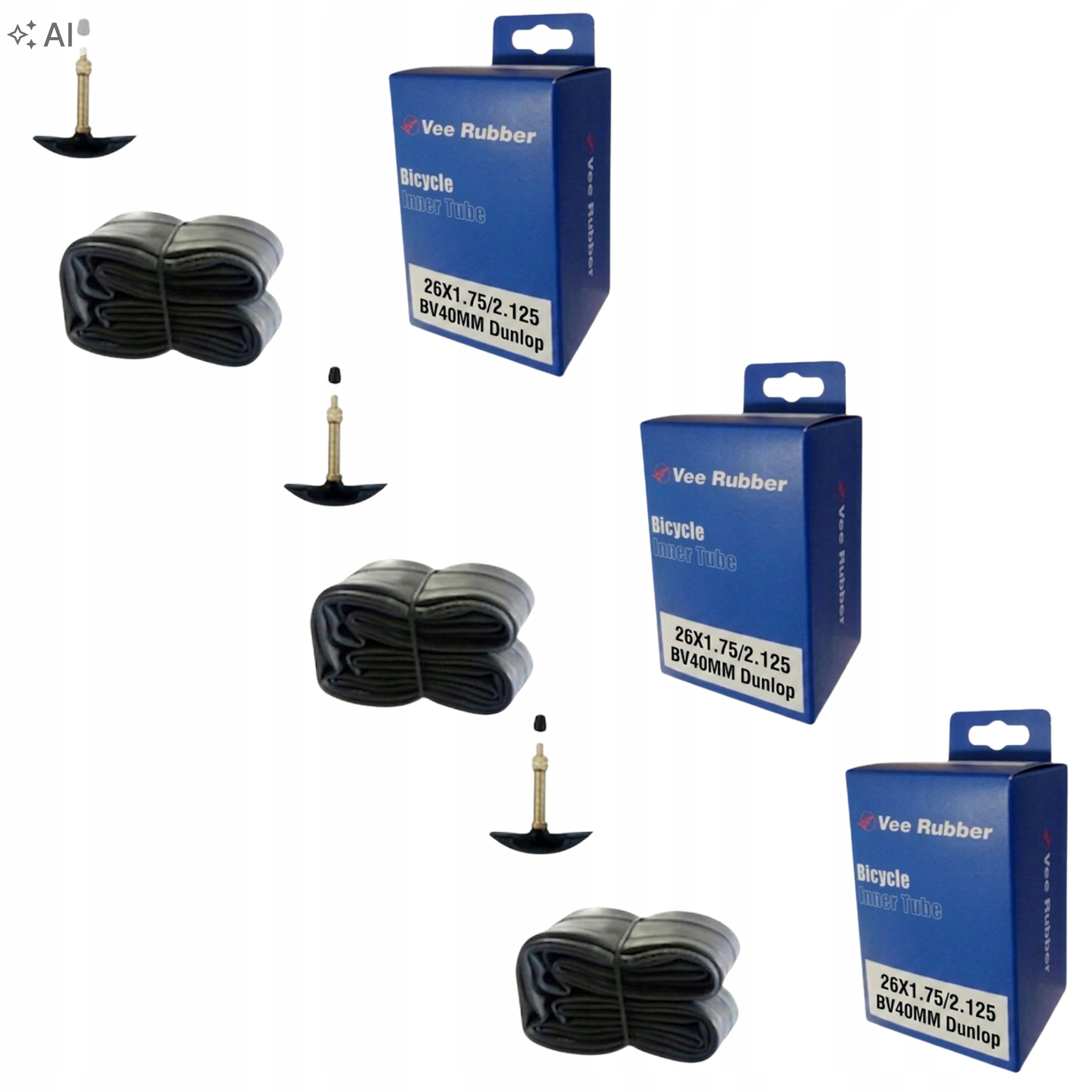 Dętka 26x1.90 Vee Rubber BV40mm dętka 50-559 bv 650x50B wentyl rowerowy Bv