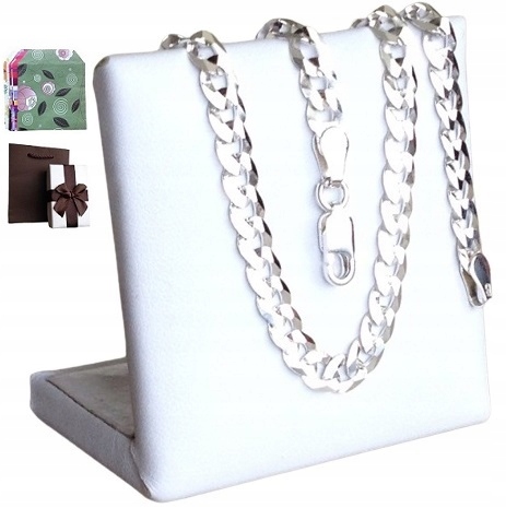 Srebrny 925 Łańcuszek Męski Szeroki Pancerka srebro (na Prezent)