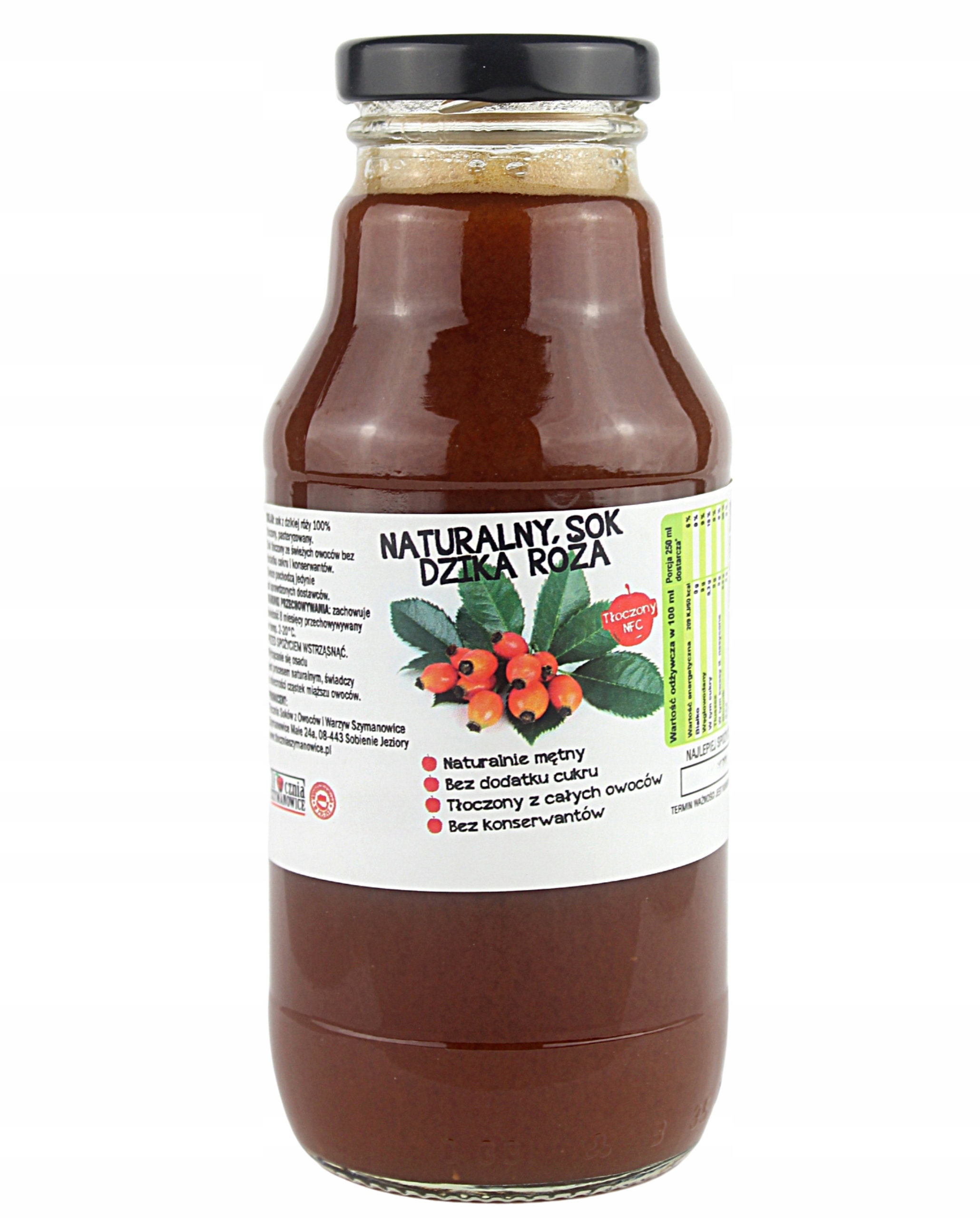 SOK Z DZIKIEJ RÓŻY 100% TŁOCZONY NFC 300ML DZIECI