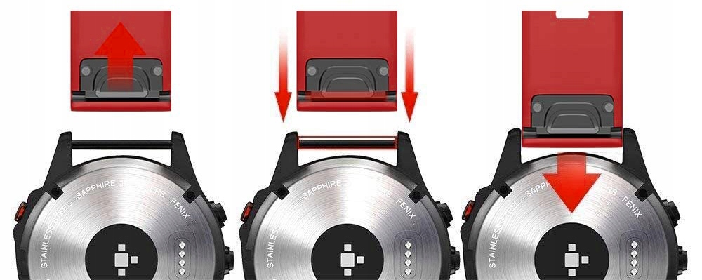 BORDOWY Pasek Garmin Forerunner 965 Materiał paska guma