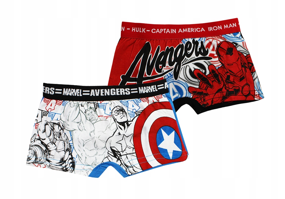

Avengers Marvel Bokserki Chłopięce 2-PAK 2/3 Lata