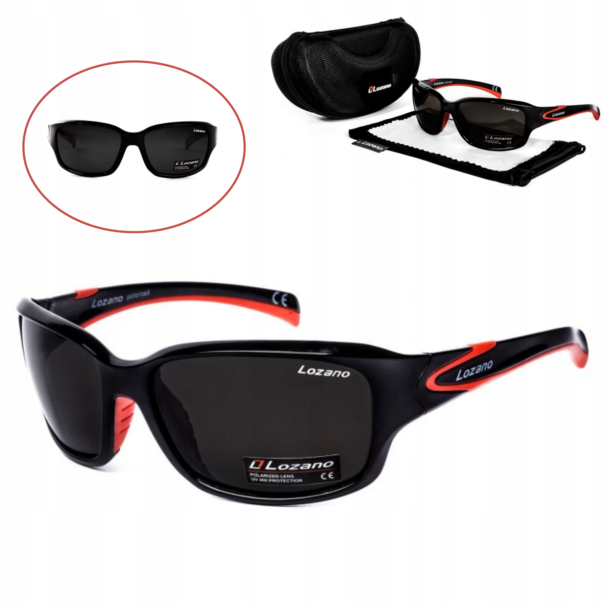 Pánské Polarizační Sluneční Brýle Ochranné Pouzdro Lozano