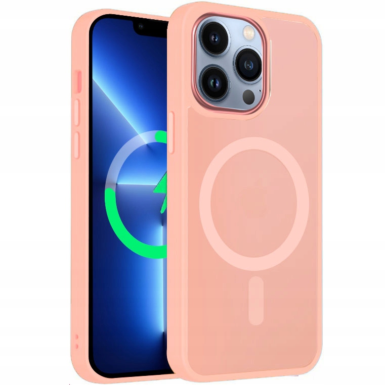 ETUI MATOWE MAGMAT do IPHONE 13 PRO +SZKŁO Kolor czarny