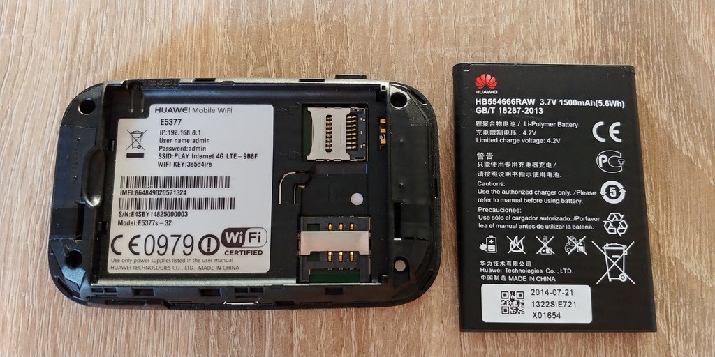 

Oryginalna Bateria Router Huawei E5375 E5377 5330